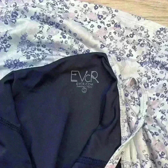EVCR Purple Floral Tennis Bodysuit Dress NWT - Picture 5 of 7